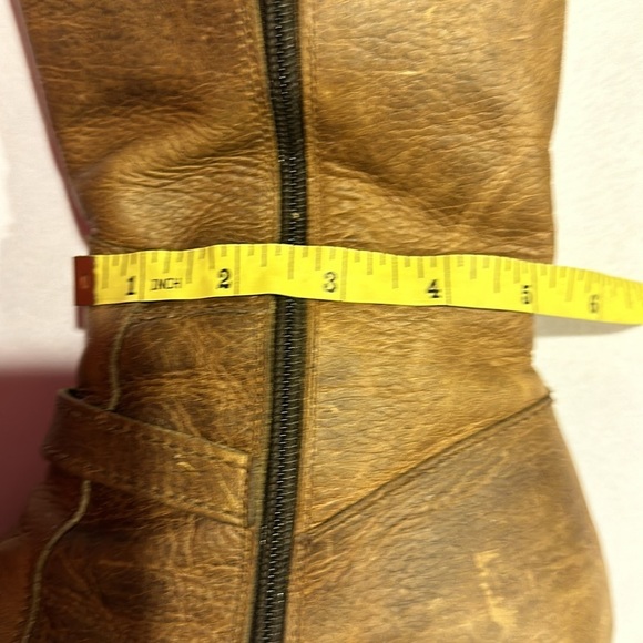 DUO Distressed Brown leather knee high riding boots Size 42 US 9-9.5 - Picture 11 of 11